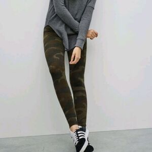 Tna Green Camo Atmosphere Mid-Rise Leggings, Size S ~ NWT